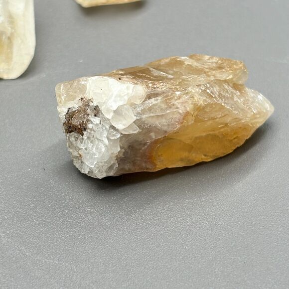 Quartz Crystal Shards Natural Rough Champagne Yellow Clear 7.5 oz Lot Healing - Picture 3 of 7